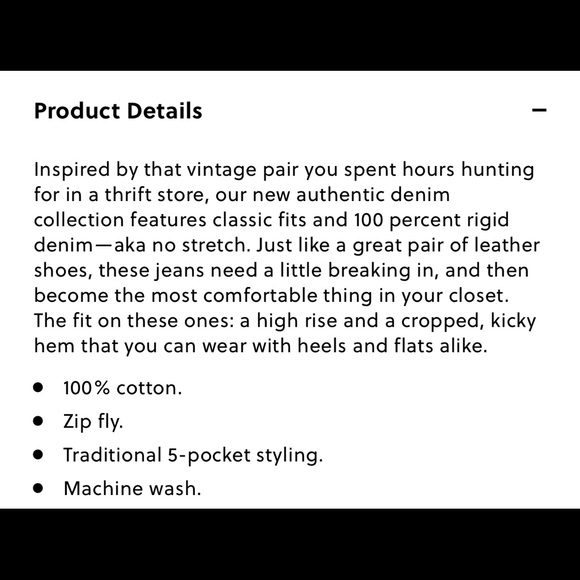 J. Crew Rigid Kickout Crop Jean-Sailor Blu… - Picture 6 of 9